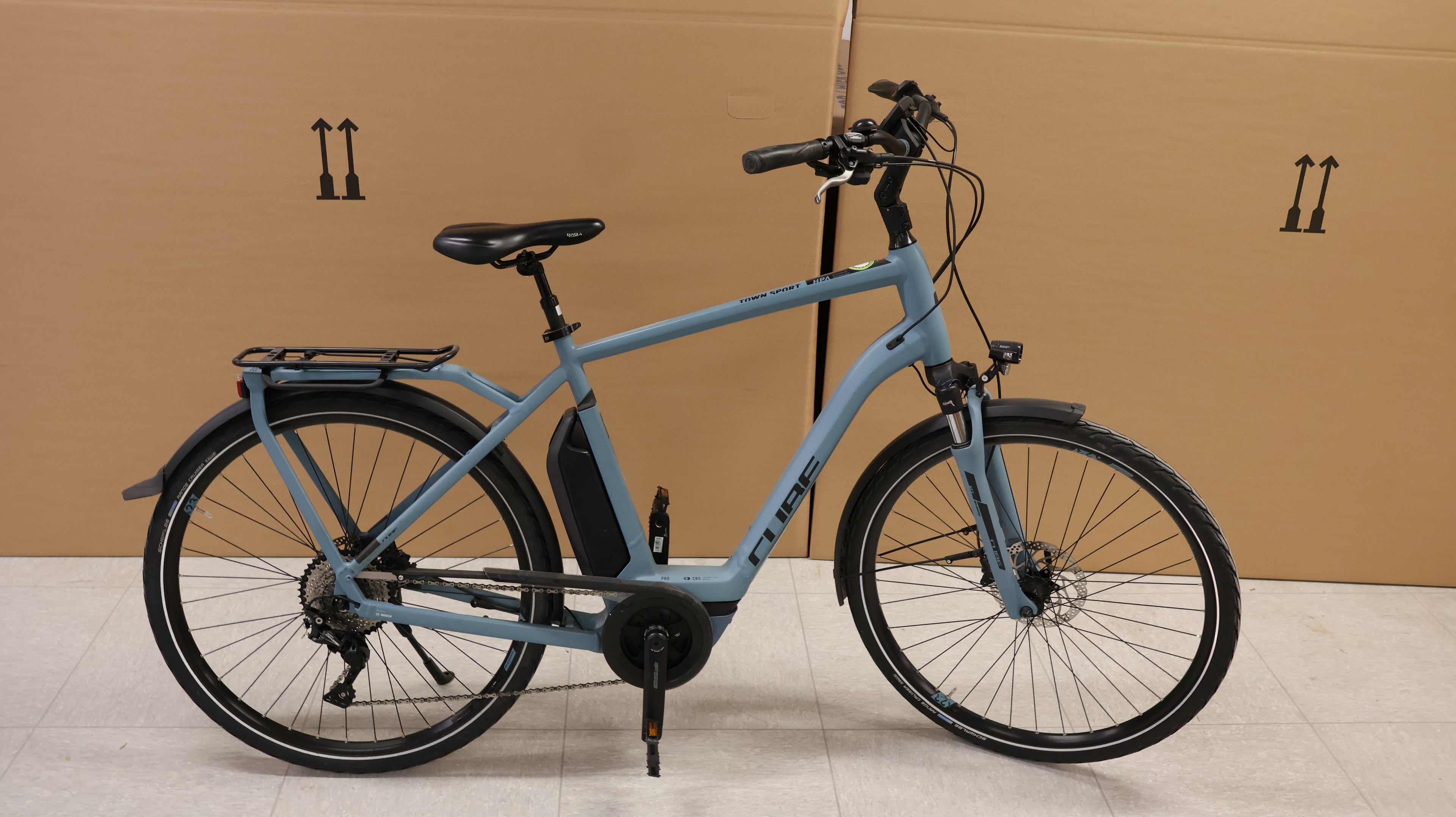 Cube Town Sport Hybrid Pro 500 blue'n'black – Komfortables City E-Bike