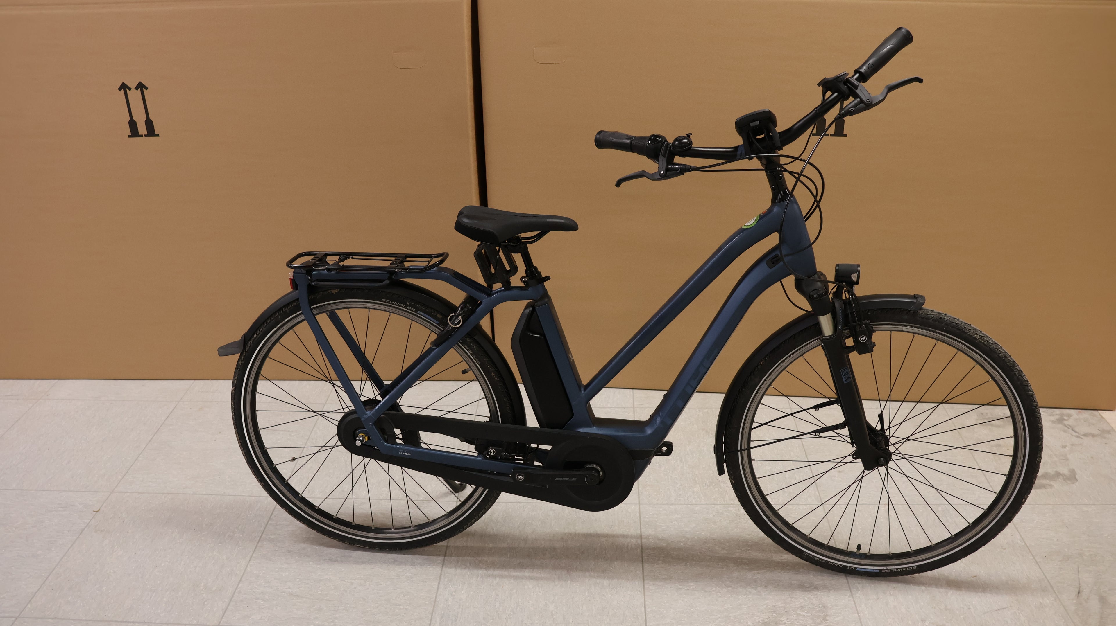 Cube Town Hybrid EXC 500 blue'n'blue – Komfortables City E-Bike mit Nabenschaltung